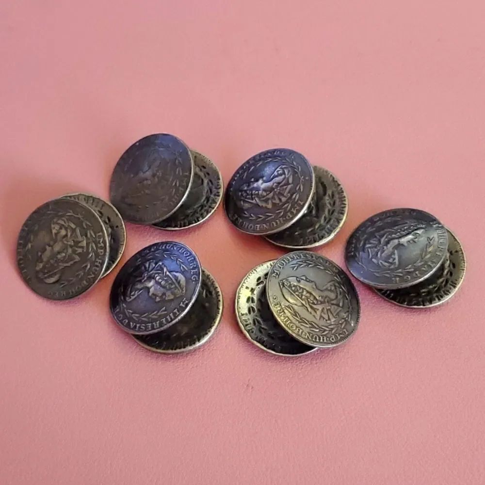 VINTAGEโCOINโBUTTONย IMPโHUNโBOHโREGโMโTHERESIAโDGR